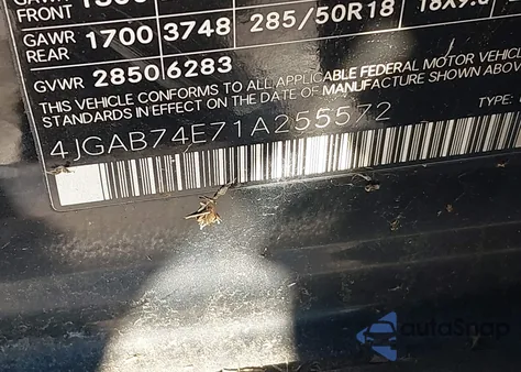 2001 Mercedes-Benz Ml 55 Amg from USA, damaged, VIN 4JGAB74E71A255572